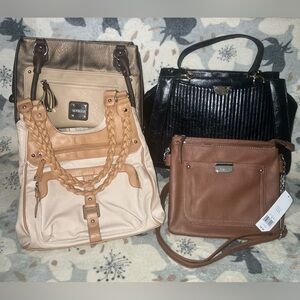 Rosetti 4 Leather Bags Bundle NWT & Excellent Condition
